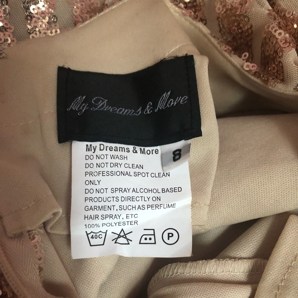 Gold PROM DRESS - Picture 4 of 4